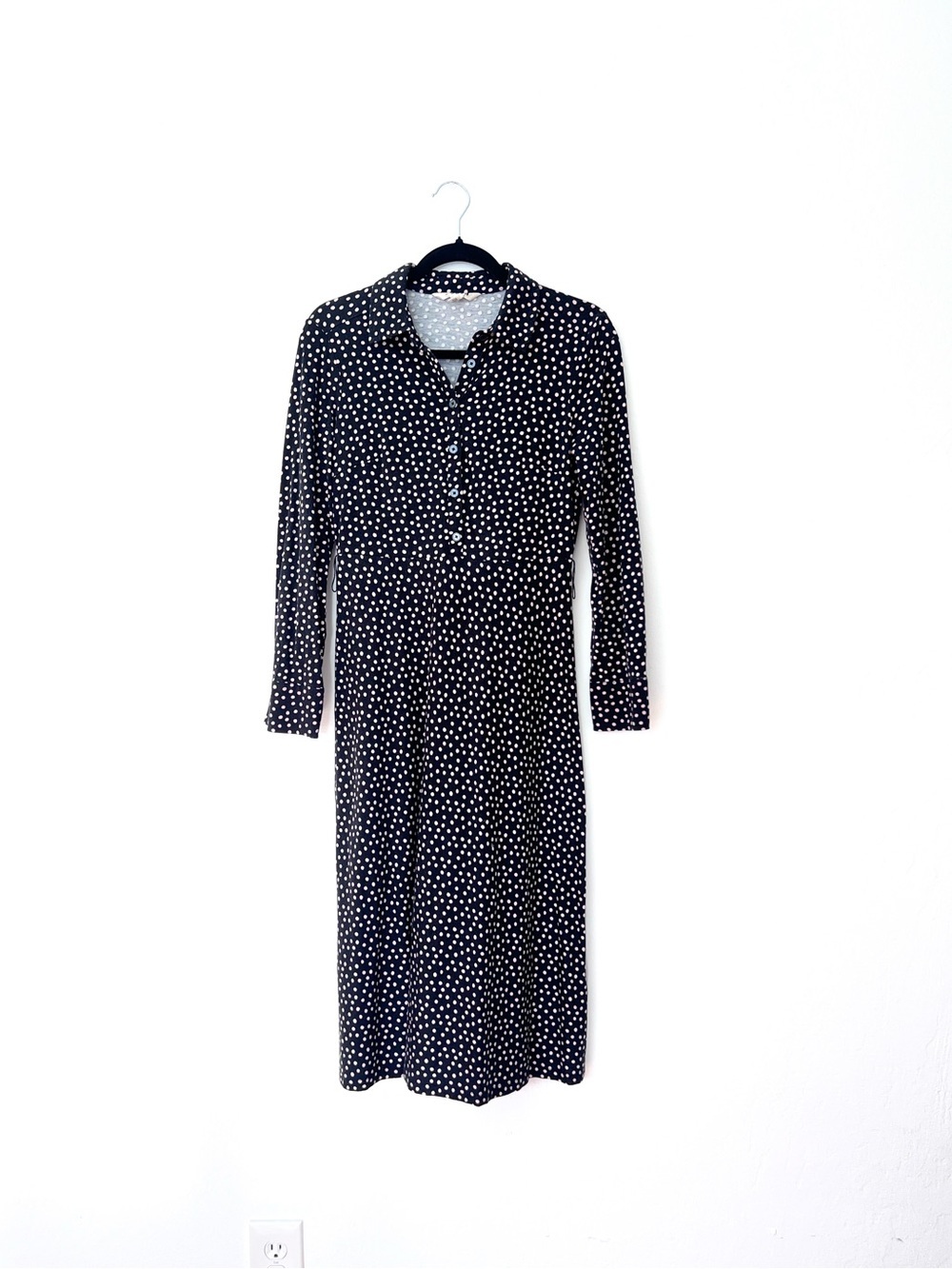 Boden Polka Dot Midi Dress